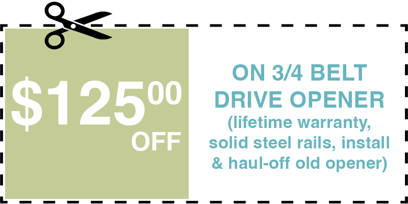 125 off garage door opener Saint James
