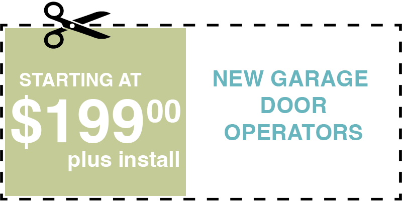 199 garage door operators Saint James