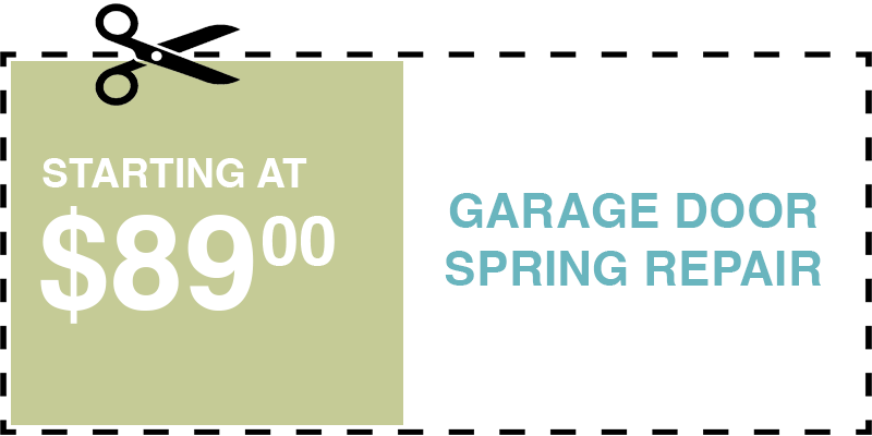 89 garage door SPRING repair Saint James