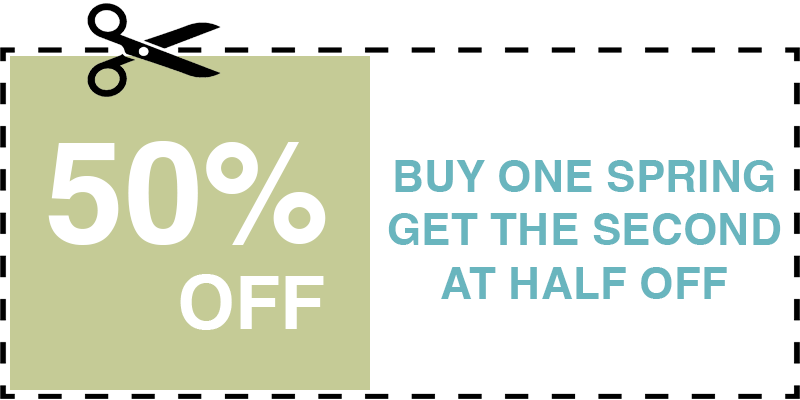 HALF OFF GARAGE SPRING saint james